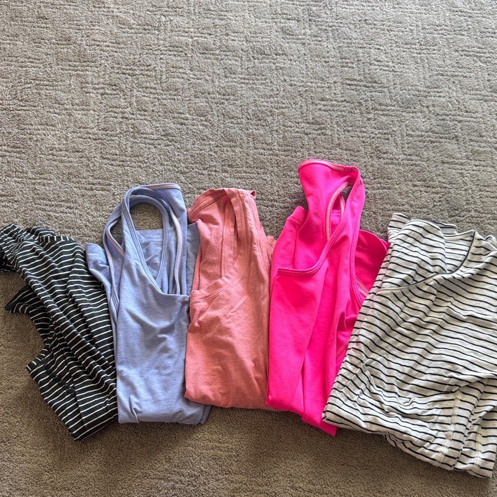 Lululemon colorful top bundle